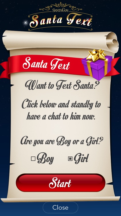 Santa Text