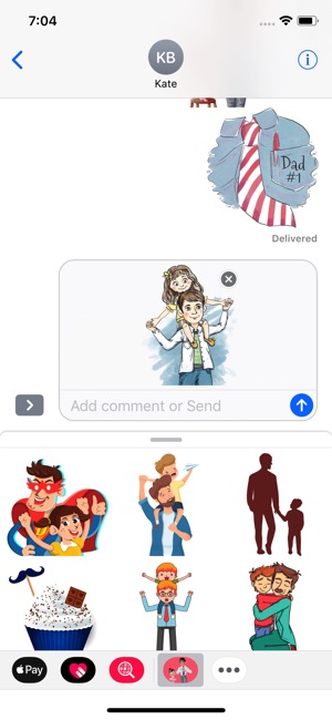 I Love You Daddy Stickers(圖2)-速報App