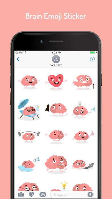 How to cancel & delete Brain Stickers for iMessage from iphone & ipad 1