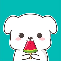 Chubby Puppy Animated Stickers