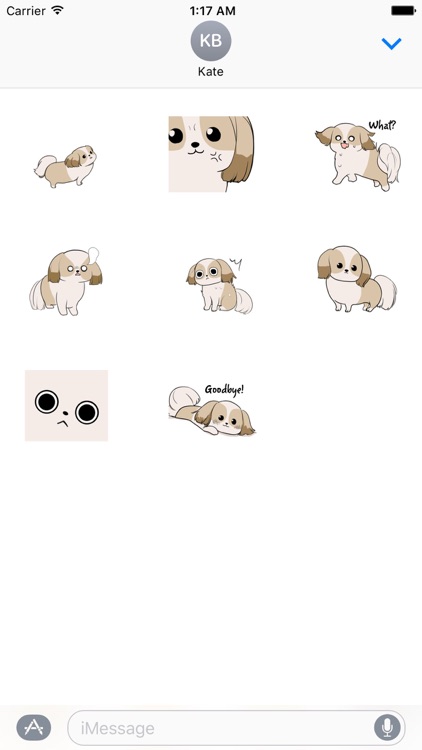 Shih Tzu Dog - Shihmoji Emoji Sticker