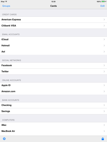 Key Cloud Password Manager - náhled