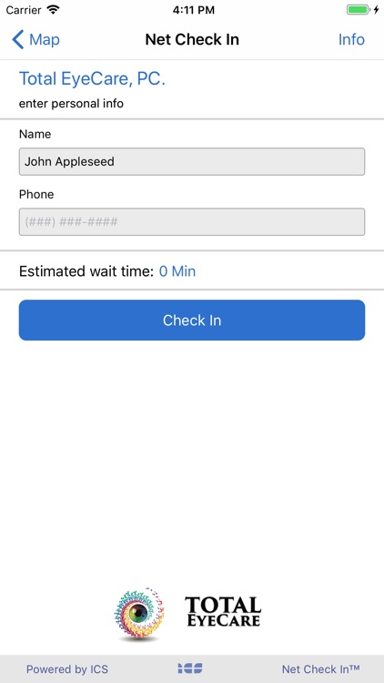 Net Check In - Total EyeCare