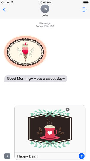 Lovely & Sweet Stickers Pack(圖2)-速報App