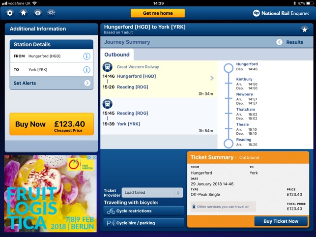 NationalRailEnquiries for iPad(圖2)-速報App