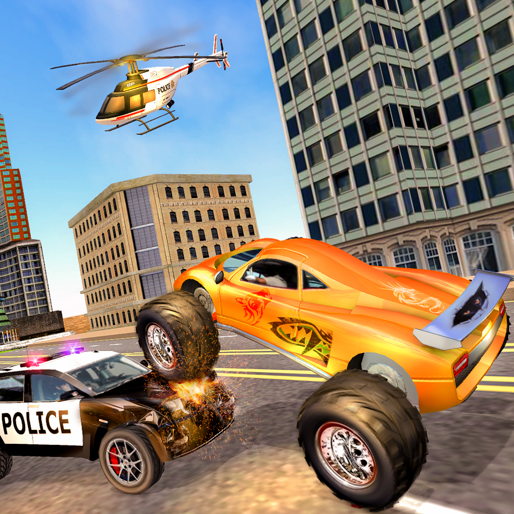 Get Police Chasing Monster Truck for iOS, iPhone, iPad Aso Report