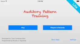 Game screenshot Auditory Pattern Training Lite mod apk