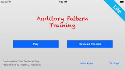 How to cancel & delete Auditory Pattern Training Lite from iphone & ipad 1