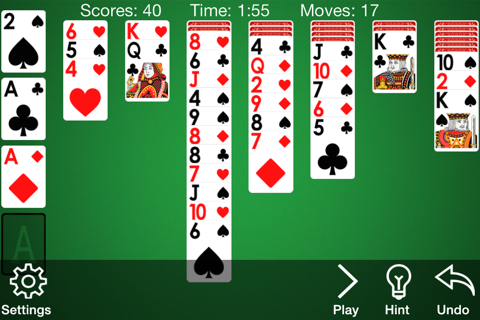 A¹ Yukon Solitaire Card Game screenshot 3