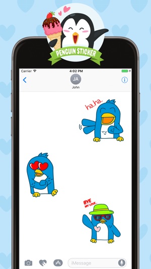 Penguin Stickers for iMessage