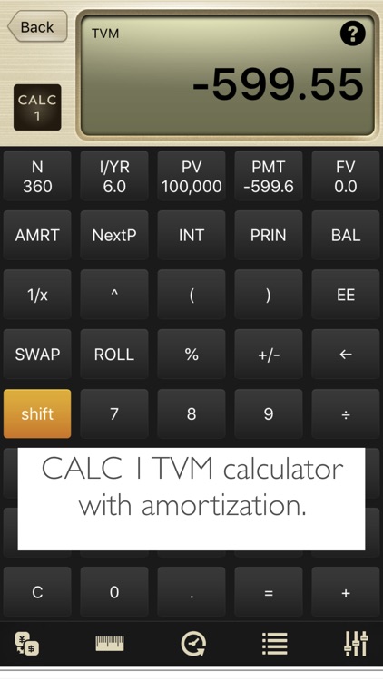 CALC 1 Financial Calculator screenshot-0