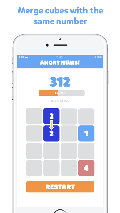 Angry Nums - Categories Game screenshot 2