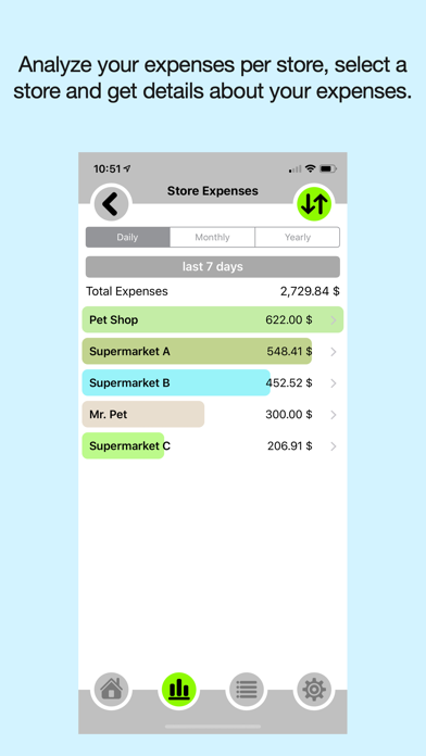 Expenses - in what spend money screenshot 3