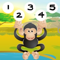 123 First Number-s  Count-ing Learn- ing Game With Wild Animal-s For Kids