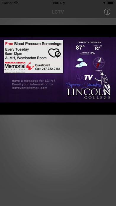 LCTV at Lincoln College screenshot 2