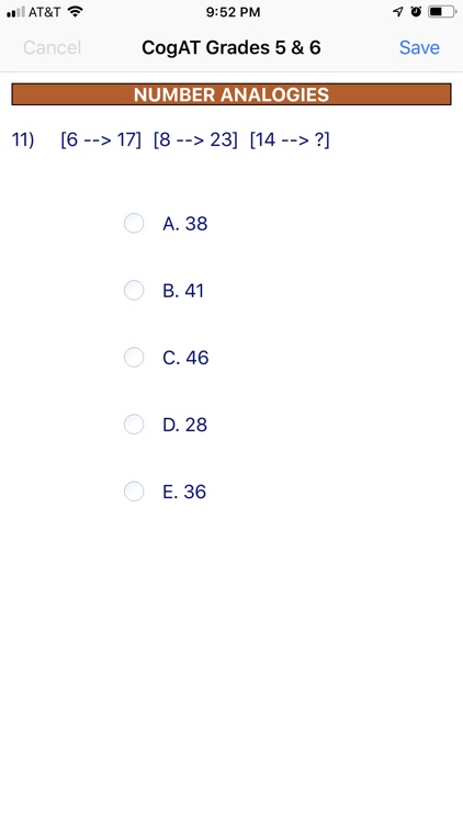 CogAT Grades 5 & 6