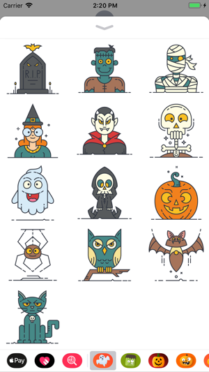 Happy Halloween Ghostly Emojis(圖3)-速報App