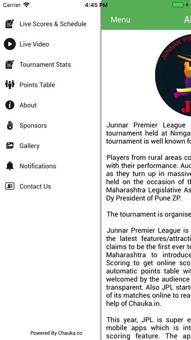 Junnar Premier League - JPL screenshot 2