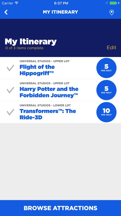 The Official Universal Studios Hollywood℠ App screenshot-3