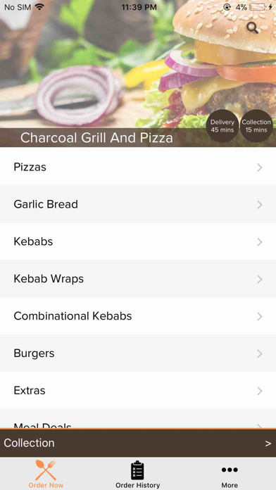 How to cancel & delete Charcoal Grill And Pizza from iphone & ipad 1