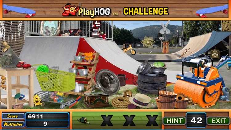 Skate Park Hidden Objects Game