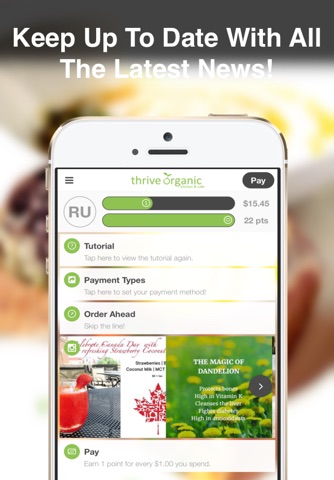 Thrive Organic Restaurant screenshot 2