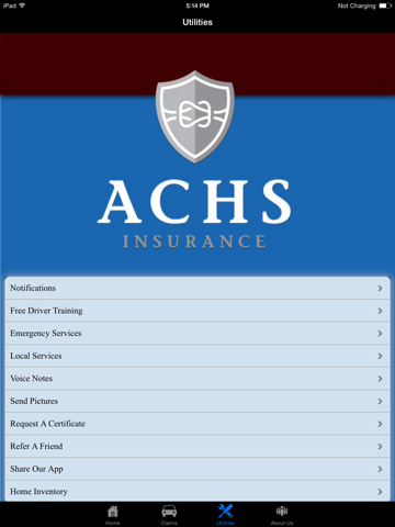 ACHS Insurance for iPad screenshot 2