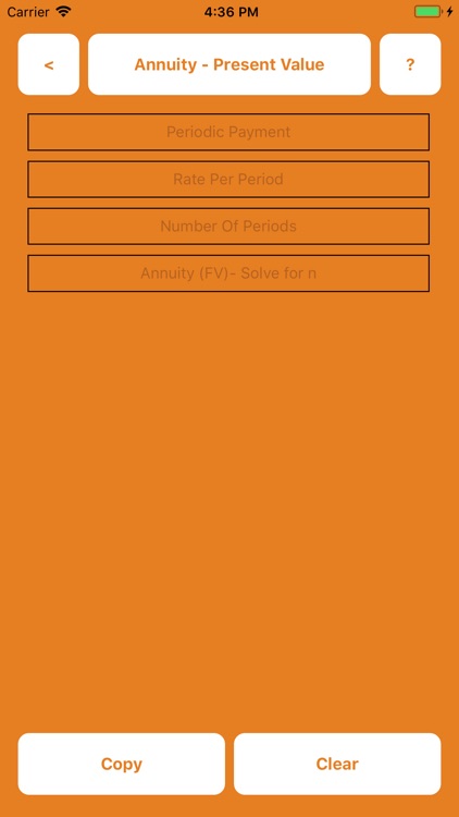 Finance Calculator iOS