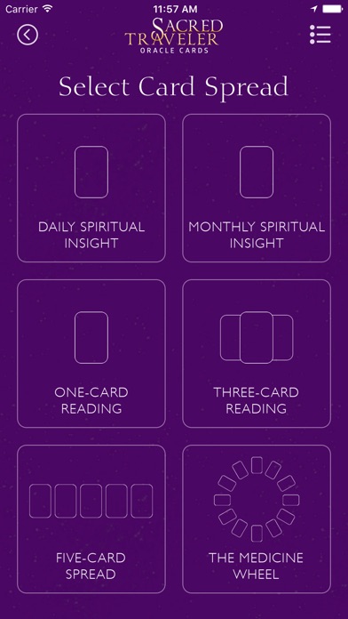 Sacred Traveler Oracle Cards screenshot 2
