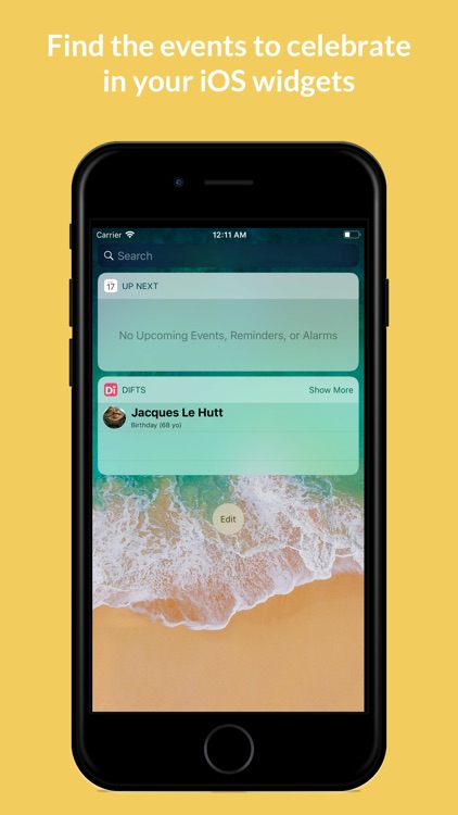 Difts-Events of your contacts screenshot-3