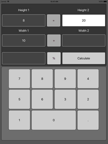 Graphic Proportion Calculator screenshot 4