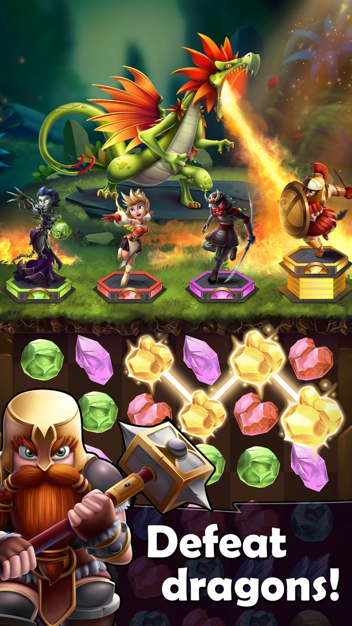Dragons & Diamonds - Free Hack screenshot 5 - iOS game interface