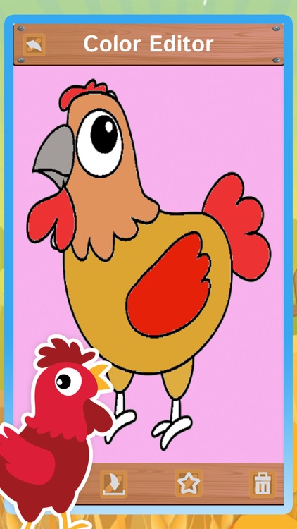 Cute Farm with Animals Coloring Pages