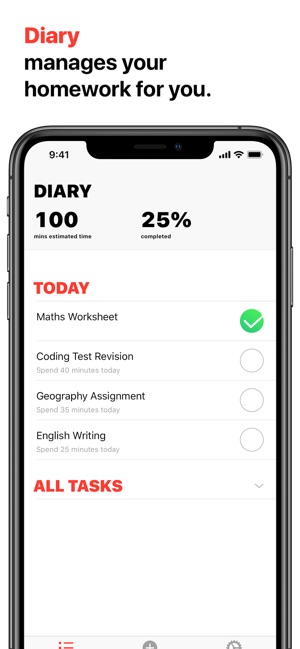 Diary - Homework Management