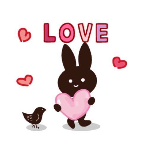 Bunny Friend Animated Stickers icon