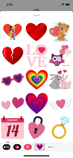 Valentine Fun Stickers