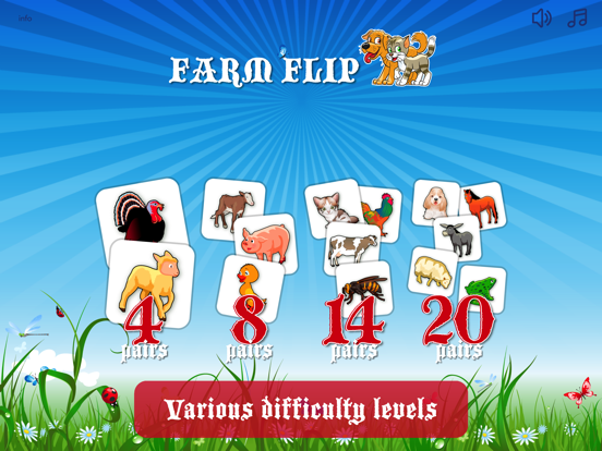 Farm Flip - Match Animal Pairsのおすすめ画像5