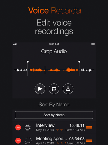 Voice Recorder+ Audio record screenshot 2