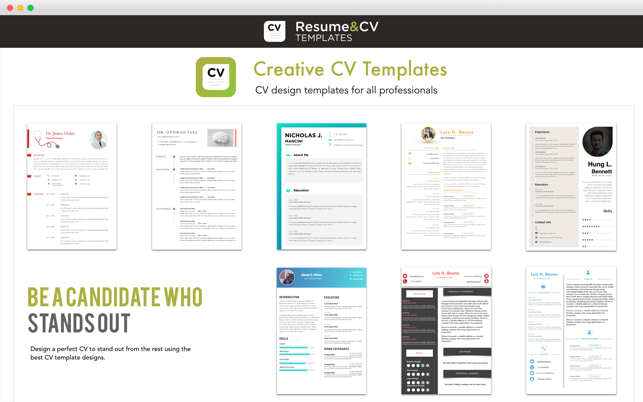 Resume & CV Templates by CA(圖2)-速報App