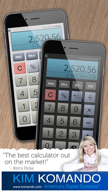 Calculator Plus #1 Tip, % + HD