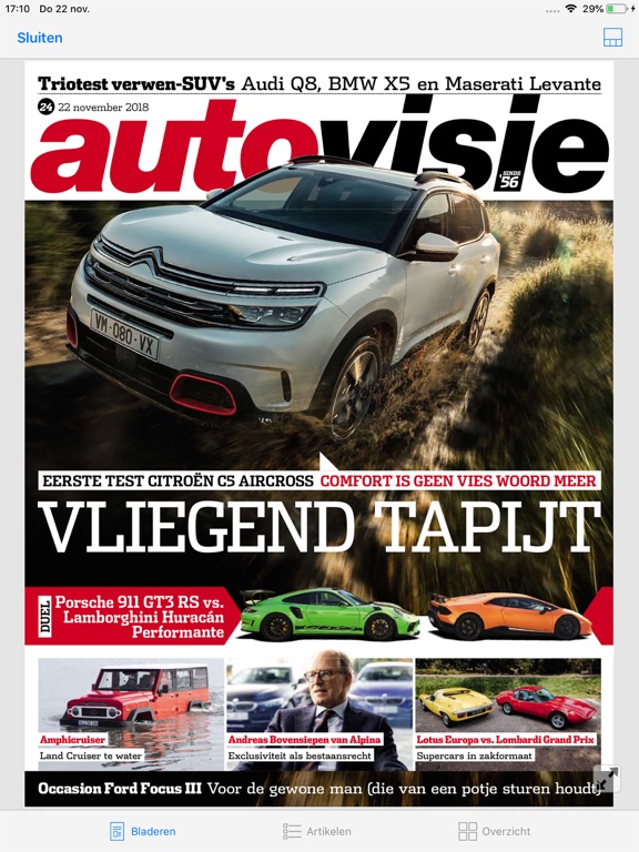 Autovisie Magazine iPad app afbeelding 2