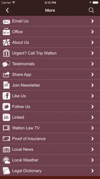 Walton Law Firm App