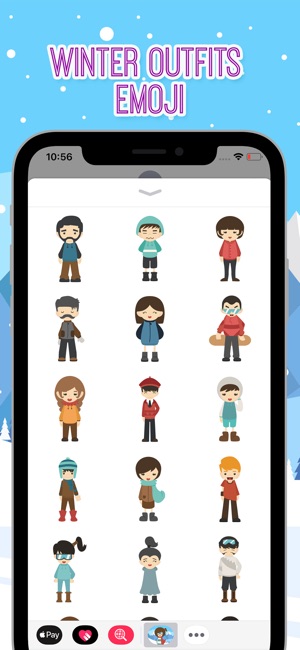 Winter Outfits Emoji(圖3)-速報App