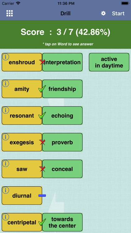 LSAT Vocabulary Lite screenshot-3