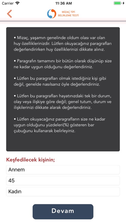 Dokuz Tip Mizaç Testi screenshot-8