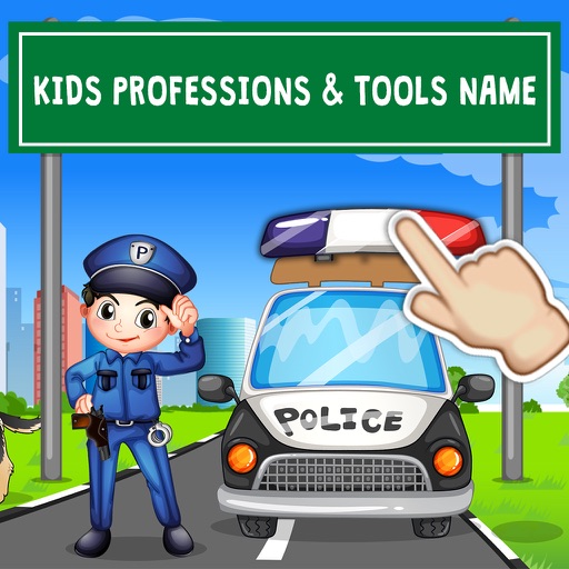 Kids Professions And Tools Puzzle Icon