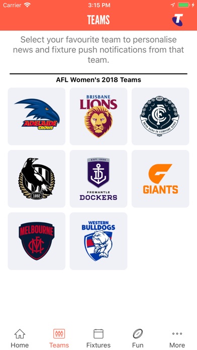 AFLW Official App screenshot 2