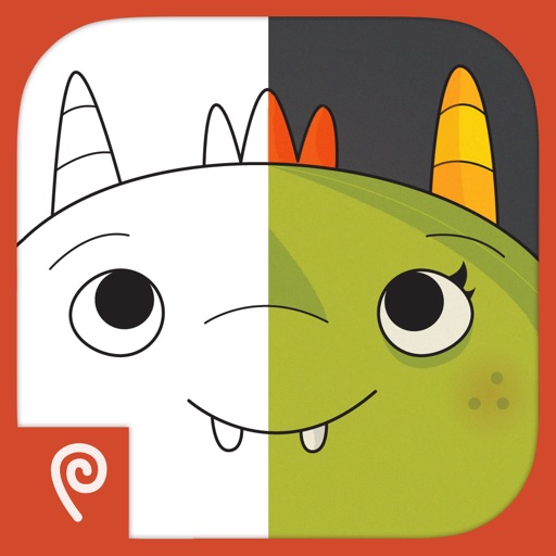 Monster Coloring Book Icon