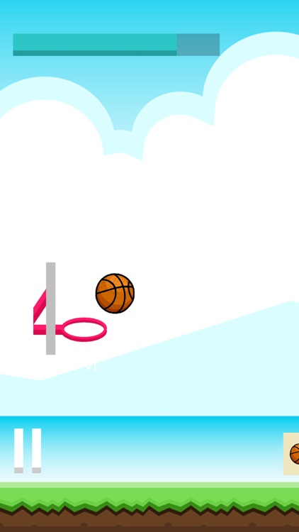 Flappy Ball - Tap To Dunk screenshot-3