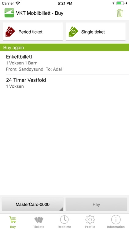 VKT Billett screenshot-0
